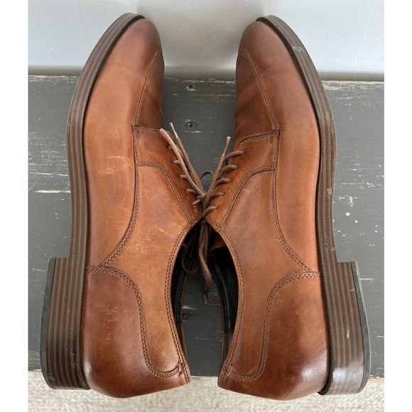 Cole Haan Grand Os Mens Brown Leather Lace Up Oxford Shoes Size 10M main image 9